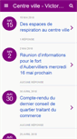 Mobile Screenshot of centreville-victorhugo.aubervilliers.fr